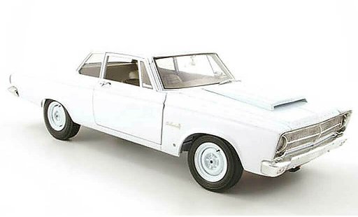 Plymouth Belvedere 1965 1/18 Highway 61 weiss modellautos