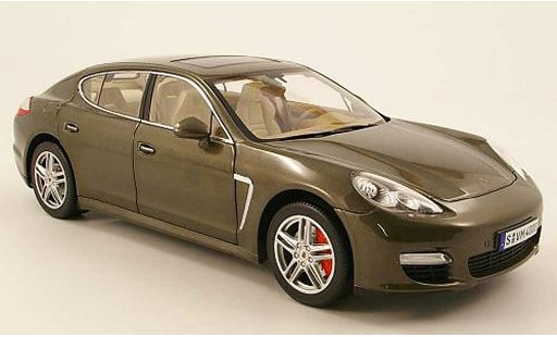 Porsche Panamera Turbo 1/18 Norev braun 2009 modellautos