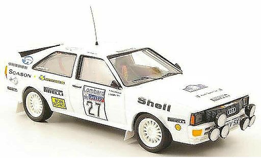Audi Quattro rallye 1/43 Trofeu No.27 Lampi/Kuukkala RAC Rally 1982 modellautos