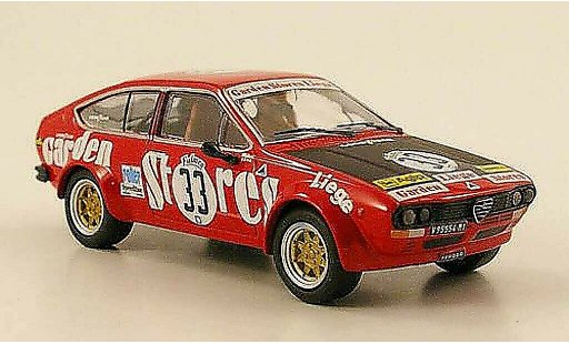 Alfa Romeo Alfetta gtv 2.0 1/43 M4 V Alfetta No.33 1000km Spa 1976 modellautos