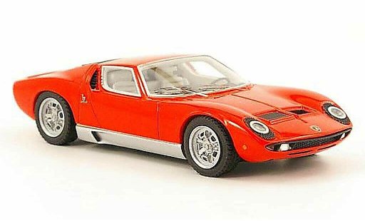 Lamborghini Miura S 1/43 Look Smart rot Motorshow Paris 1968 modellautos