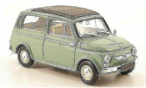 Steyr Puch 700 Base 1/43 Brumm C gr&Atilde;&frac14;n geschlossen 1961 modellautos