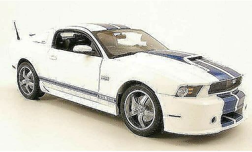 Shelby GT 350 2011 1/18 Shelby Collectibles weiss blau modellautos