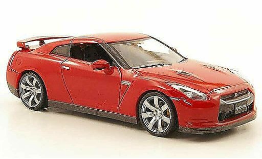 Nissan Skyline R35 1/43 Fujimi GT-R rot LHD 2007 modellautos
