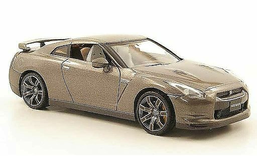 Nissan Skyline R35 1/43 Fujimi GT-R grau LHD 2007 modellautos
