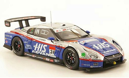 Nissan Skyline R35 1/43 Ebbro GT-R No.24 HIS Advan Super GT500 Sepang 2010 modellautos
