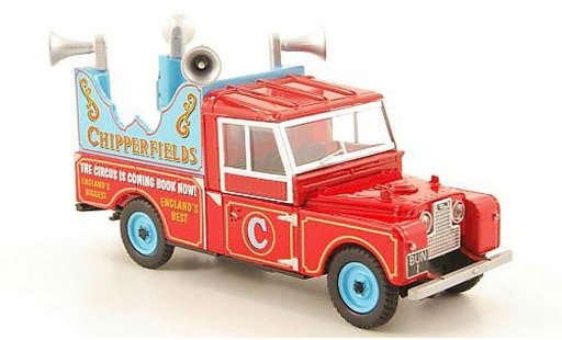 Land Rover 109 Base 1/43 Oxford Pick Up Chipperfields Werbefahrzeug modellautos