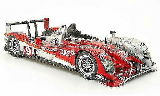 Audi R15 course 1/18 Spark tdi no.9 24h le mans 2010 t.bernhard / r.dumas / m.rockenfeller modellautos