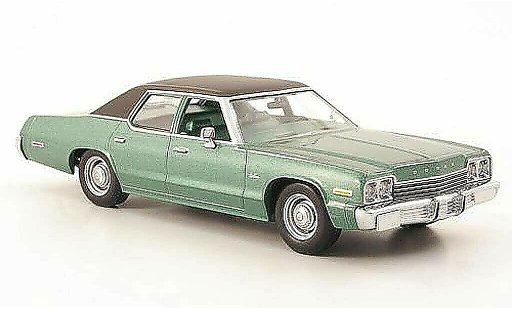 Dodge Monaco 1974 1/43 Minichamps gr&Atilde;&frac14;n/schwarz modellautos