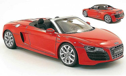 Audi R8 v10 5.2 fsi 1/18 Kyosho Spyder rot modellautos