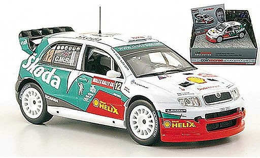 Skoda Fabia WRC 1/43 Vanguards Turbo No.12 McRae Wales Rally of Great Britain 2005 modellautos