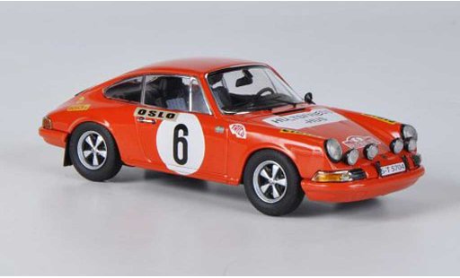 Porsche 911 S 1/43 Schuco S No.6 Waldegaard/Helmer Rally Monte Carlo 1970 modellautos