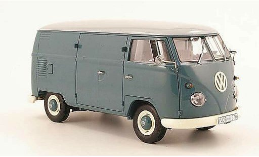 Volkswagen Combi Base 1/18 Schuco t1 kasten blau et grau modellautos
