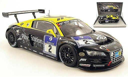 Audi R8 lms 1/18 Spark no.2 playstation 24h nurburgring 2010 abt / collard / luhr / mies modellautos