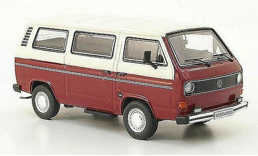 Volkswagen T3 A 1/43 Premium ClassiXXs Bus L rot/creme modellautos