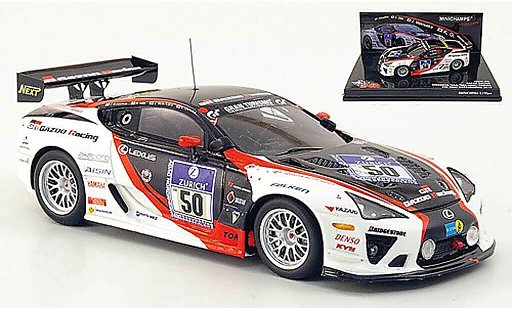 Lexus LFA Gazoo Racing 1/43 Minichamps No.50 24h ADAC Nurburgring 2010 modellautos