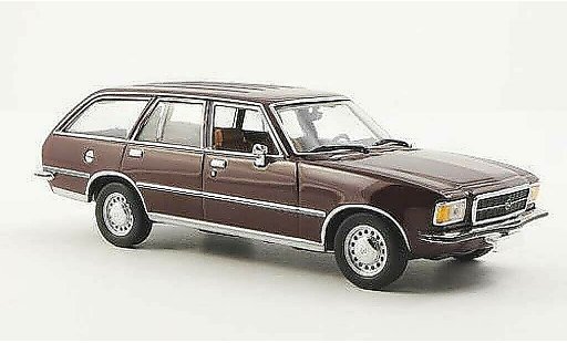 Opel Rekord D 1/43 Minichamps Caravan rot 1975 modellautos