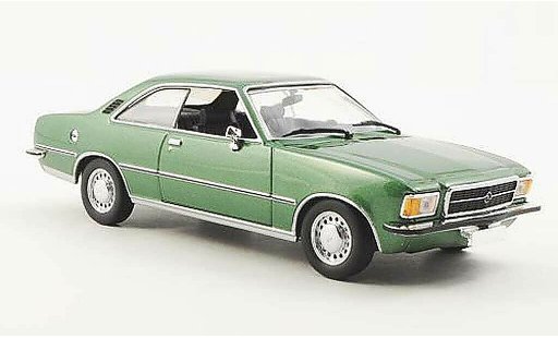 Opel Rekord D 1/43 Minichamps Coupe gr&Atilde;&frac14;n 1975 modellautos