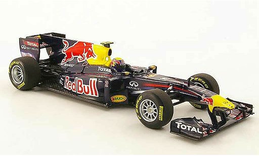 Renault F1 2011 1/43 Minichamps Red Bull No.2 M.Webber Prasentation modellautos