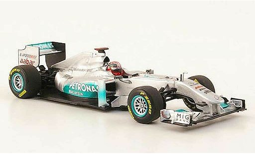 Mercedes F1 2011 1/43 Minichamps GP No.7 Petronas M.Schumacher Showcar modellautos