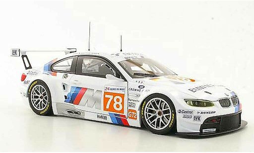 Bmw M3 gt2 1/18 Minichamps E92 Motorsport Mueller / Farfus / Alzen24h Le Mans 2010 modellautos