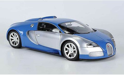 Bugatti Veyron Edition Centenaire 1/18 Minichamps chrom/blau 2009 modellautos