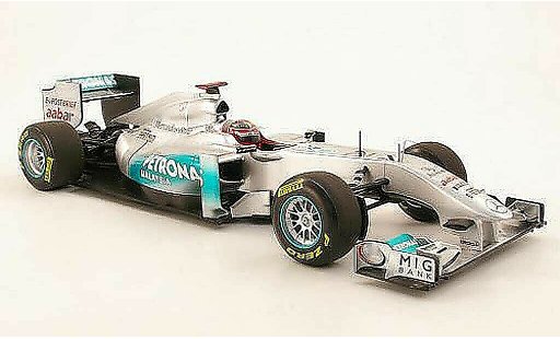 Mercedes F1 2009 1/18 Minichamps MGP Team No7 Petronas M.Schumacher Showcar 2011 modellautos