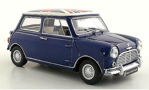 Austin Mini cooper s 1/18 Kyosho Mk I 1275S blau/Union Jack modellautos