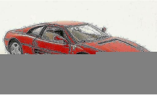 Ferrari 348 TB 1/18 Hot Wheels Elite rot 1989 modellautos