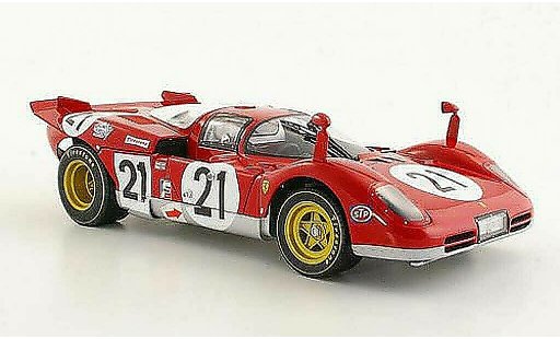 Ferrari 512 S 1/18 Hot Wheels Elite No.21 Giunti / Vaccarella / Andretti 12h Sebring 1970 modellautos