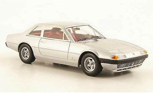 Ferrari 365 GT4 2+2 1/43 Hot Wheels Elite grau (Elite) modellautos