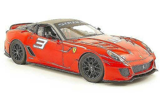 Ferrari 599 XX 1/18 Hot Wheels no.3 rot/grau modellautos