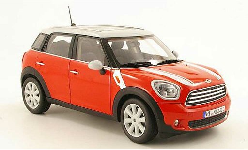 Mini Countryman Base 1/18 Norev rot/grau 2010 modellautos