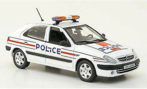 Citroen Xsara police 1/43 Norev Nationale Polizei (F) 2001 modellautos