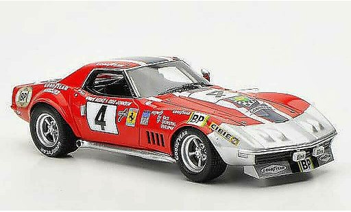 Chevrolet Corvette course 1/43 TrueScale Miniatures C3 No.4 NART D.Heinz / B.Johnson 24h Le Mans 1972 modellautos