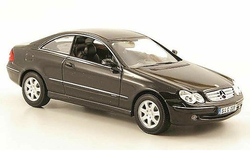 Mercedes Classe CL Base 1/43 Minichamps K (C209) schwarz 2001 modellautos