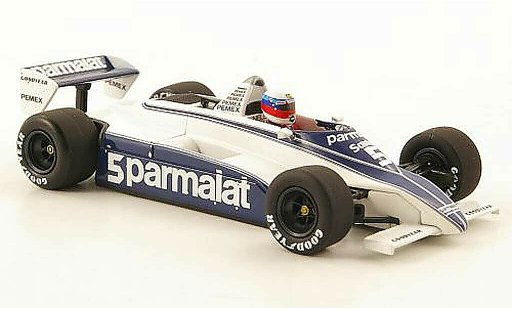 Ford F1 1981 1/43 Minichamps Brabham BT49C No.5 Parmalat Test Paul Ricard modellautos