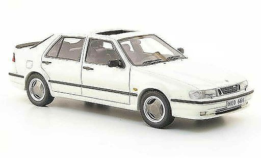 Saab 9000 CS 1/43 Neo aerien weiss 1985 modellautos