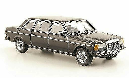 Mercedes 240 Coupe 1/43 Neo D Lang (V123) schwarz W123-Langversion 1978 modellautos