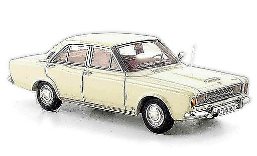 Ford Taunus 20M 1/43 Neo (P7a) weiss modellautos