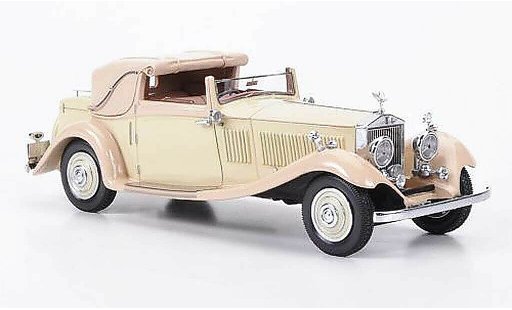 Rolls Royce Phantom 1934 1/43 Neo II Owen Sedanca Coupe J. Gurnney Nutting & Co. beige/beige modellautos