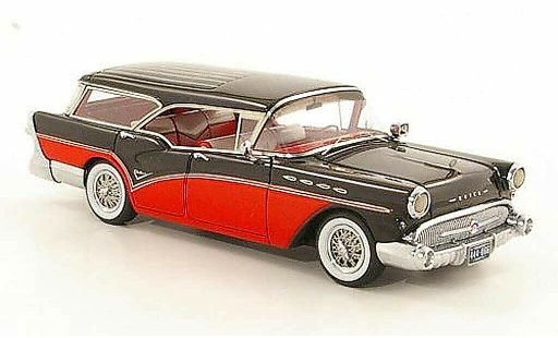 Buick Century Caballero 1/43 Neo Estate rot/schwarz 1957 modellautos