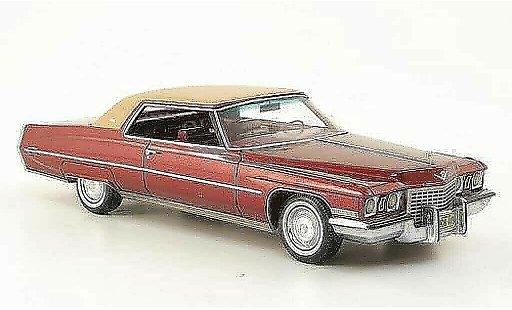 Cadillac Deville Coupe 1/43 American Excellence 1972 rot/braun limited edition modellautos