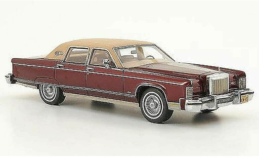Lincoln Continental 1977 1/43 American Excellence rot/braun lim. Aufl. 500 modellautos