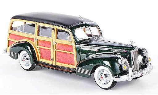 Packard 110 Deluxe Wagon 1/43 American Excellence gr&Atilde;&frac14;n/Holzoptik limitierte Auflage 500 st&Atilde;&frac14;ck 1941 modellautos