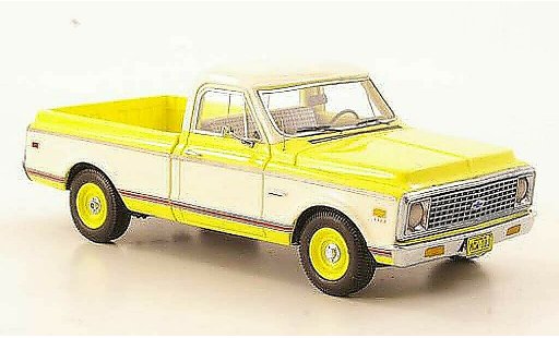 Chevrolet C-10 Pickup 1/43 American Excellence gelb/weiss limited edition 1971 modellautos