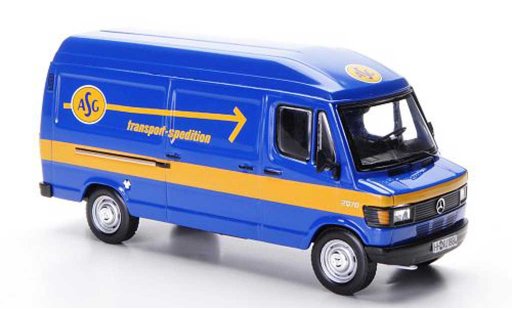 Mercedes 207 D 1/43 IXO Kasten ASG transport-spedition 1987 modellautos