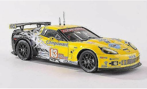 Chevrolet Corvette ZR1 1/43 IXO C6 No.63 Team Chevy LMGT2 24h Le Mans 2010 J.Magnussen/J.O'Connell/A.Garcia modellautos