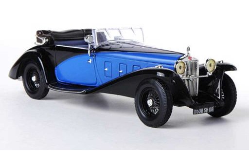 Delage D8SS Berline 1/43 IXO Fernadez & Darrin schwarz/blau 1932 modellautos
