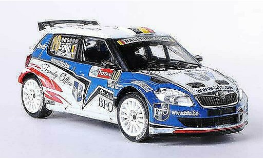 Skoda Fabia S2000 1/43 IXO No.10 BFO F.Loix / F.Miclotte Rally Ypern 2010 modellautos